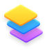 An icon that depicts layers/batches.